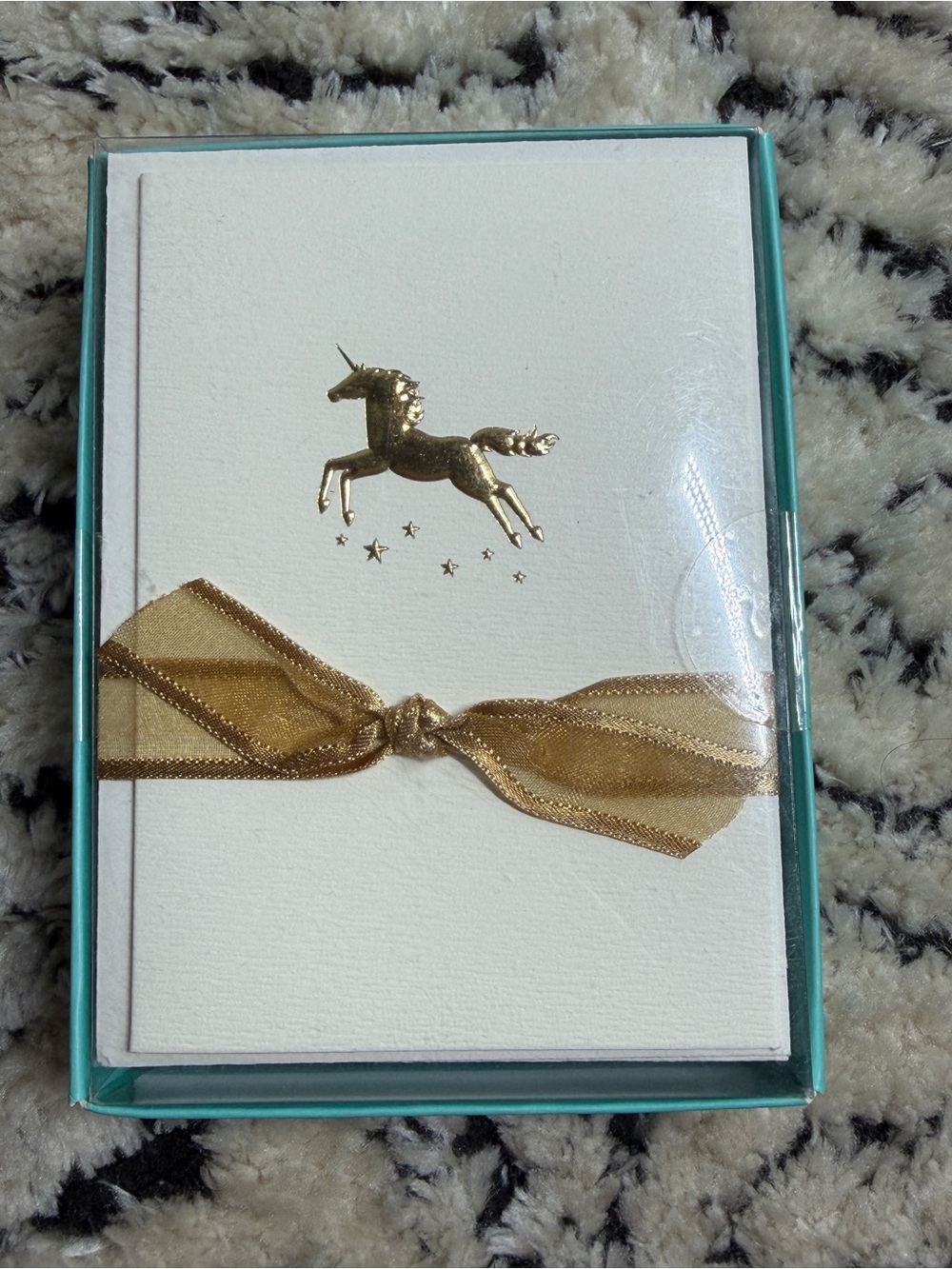 Graphique de France Gold Unicorn Boxed Card Stationery Set note cards whisical
